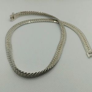 Monet Herringbone Chain Necklace